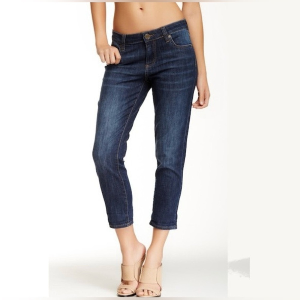 Kut from the Kloth Women’s Bardot Cropped Skinny Boyfriend Jeans